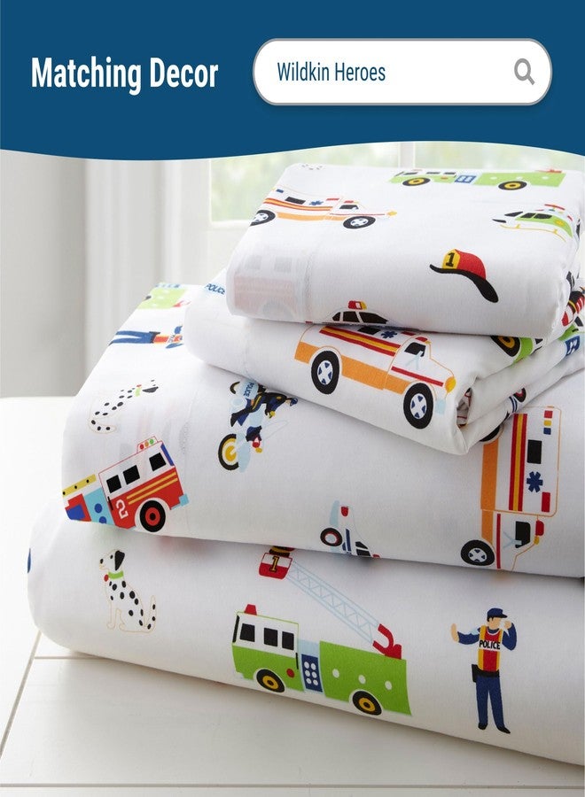 Wildkin Kids 100% Microfiber Crib Sheet – Soft, Breathable Fitted Sheet - Heroes - Image 5